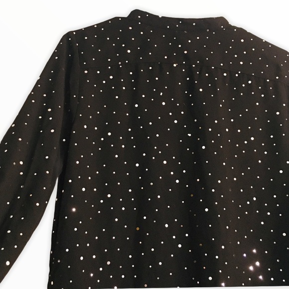 Carol Bay women’s silk Jeweled blouse - Picture 6 of 10